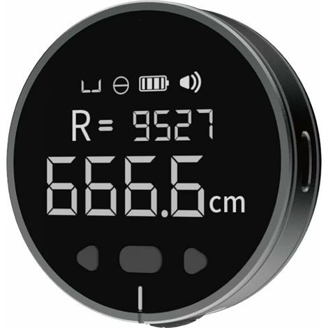 Telemetro da 9,99 m, telemetro portatile con righello elettronico, telemetro digitale portatile, metro a nastro elettronico, metro a nastro elettronico, metro a nastro e misurazione (1/4)