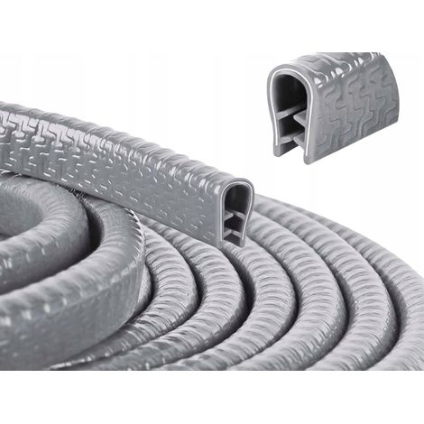 Guarnizione di tenuta rinforzata per strisce, 10 mm x 8 mm x 5 m, grigia. (1/5)