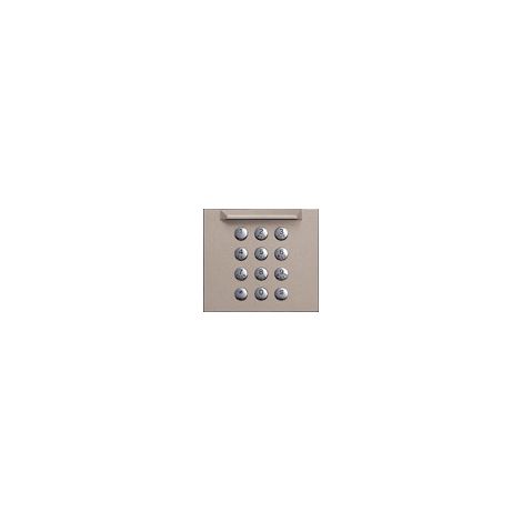 Façade pour gf10k & gh10k finition nickel mat GF10KPNIM AIPHONE 120403