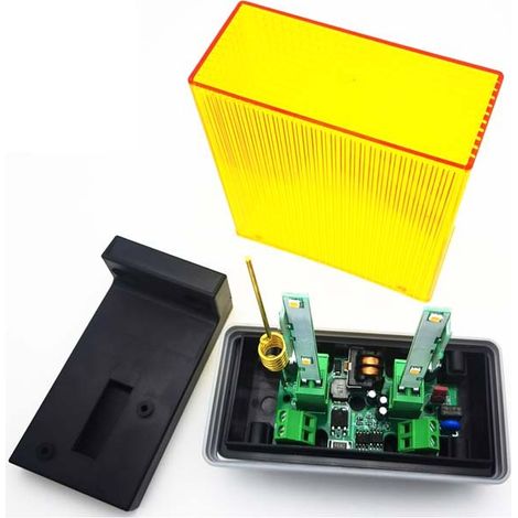 Luce LED di allarme per porta – Lampada lampeggiante da 12 V / 24 V / 220–265 V – Accessorio acustico con sirena integrata – Adatto per sicurezza industriale e residenziale