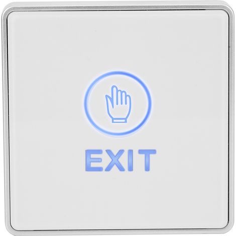 Système de contrôle d'accès de porte à capteur tactile, interrupteur de sécurité domestique, bouton de déverrouillage et de sortie (1/5)