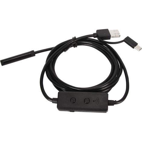 Caméra endoscopique étanche 8 mm 2 MP avec 8 LED, compatible Wi-Fi, pour Android, iOS, Windows et tablettes PC. (1/5)