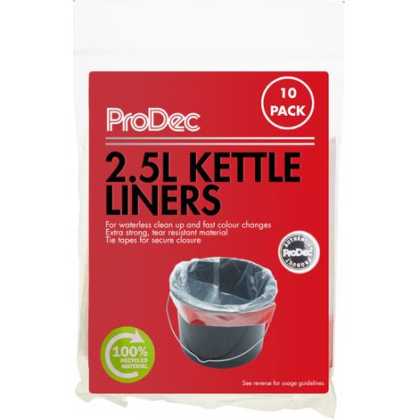 ProDec 2.5L Paint Kettle Liners - 10 Pack