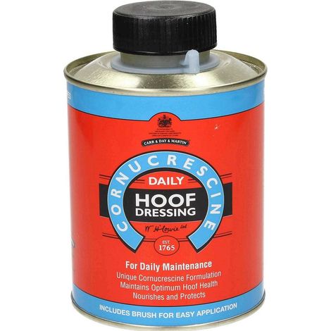 Cornucrescine Daily Hoof dressing olio per tutti i tipi di zoccolo uso quotidiano 500 ml