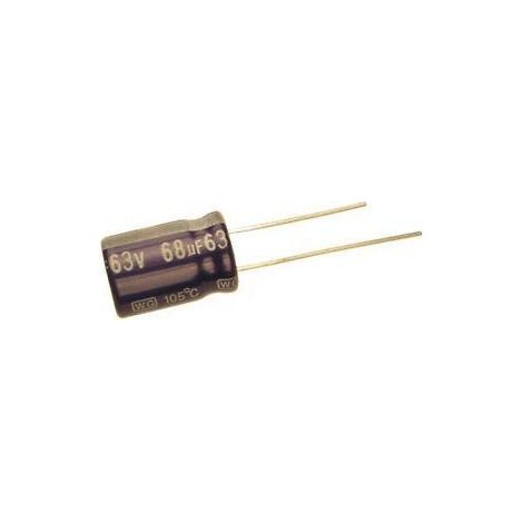 Condensateur électrolytique 68uf 63v 105ºc Taille 8x12mm Eeufc1j680 68mf63v105/radial