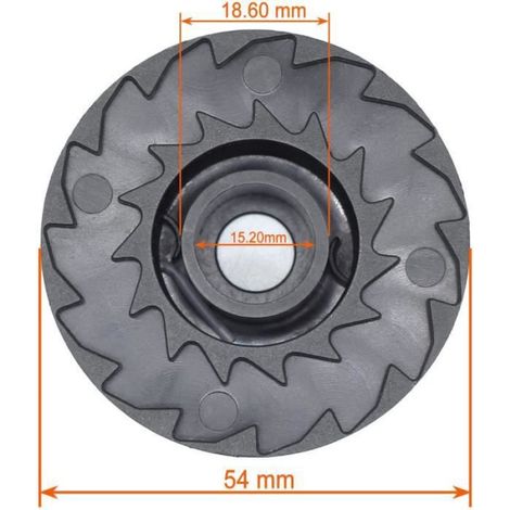 Lot de 3 bobines de rechange Autofeed pour coupe-bordure sans fil F016800569 pour coupe-bordure Bosch EasyGrassCut 23-26-18-18- (1/4)