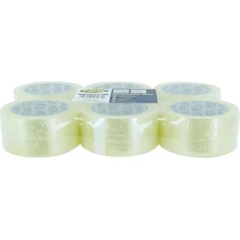 Cinta adhesiva HPX transparente 50 mm x 66 m pack 6