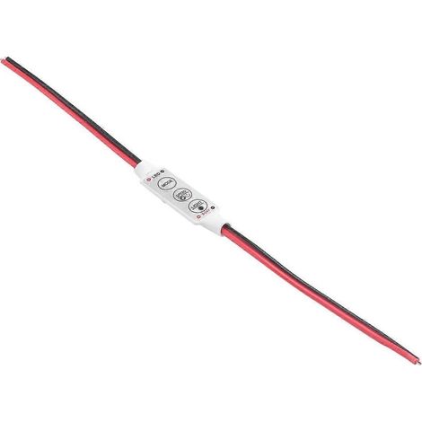 Mini variateur à 3 touches pour ruban LED monochrome 3528/5050, 12 V CC, 144 W (1/4)