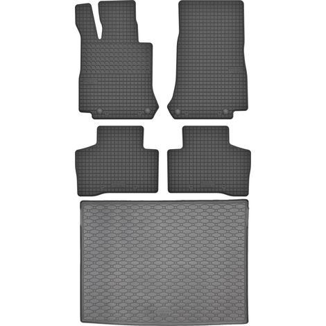 Juego de alfombrillas de goma para coche y alfombrilla para maletero para Ford Focus IV MK4 Hatchback (2018).