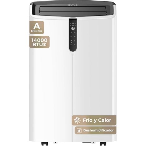 EVVO Clima P14 Silent Aire Acondicionado Portátil 14000 BTU Frío/Calor