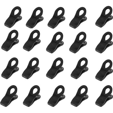 Set da 20 pezzi di clip per sigillare gli alimenti, clip per snack, clip per la conservazione, clip magnetiche per sacchetti, clip da cucina, magneti per frigorifero, resistenti all'umidità (1/5)