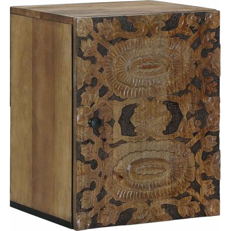 Bathroom Hanging Cabinet with Storage Brown 38 x 33.5 x 48 cm vidaXL