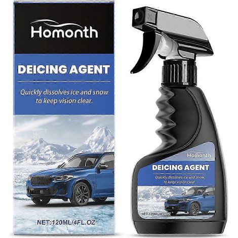 Spray dégivrant pour pare-brise, spray anti-buée, antigel et dépoussiérant pour vitres de voiture (1/4)