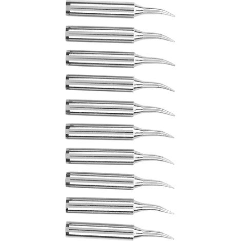 10 pointes de fer à souder en laiton à chauffage interne sans plomb, outils de soudage 900M&T&C. (1/5)