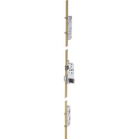Vachette – Serrure électrique multipoints à larder 5 points – Entraxe 70mm – Ecartement pêne 100mm – Têtière acier 2040x18mm – Mécanisme réversible