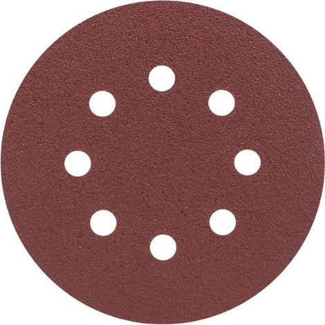 Bosch Accessories 2607019493 Exzenterschleifpapier mit Klett, gelocht Körnung (num) 80 (Ø) 125 mm (1/5)