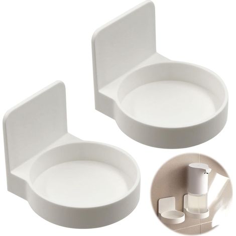 pièces - Porte-distributeur de savon - Étagères de cuisine suspendues - Étagères de salle de bain sans perçage - Étagères murales de salle de bain - Supports de salle de bain - Porte-flacons de lotion (1/5)