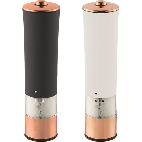 1 Moulin à poivre électrique,Acier inoxydable,Rose gold,Fenêtre acrylique,Cuisine (1/5)