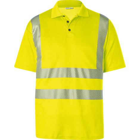 Kübler Polo REFLECTIQ PSA 2 5042 warngelb Gr. 3XL (1/2)