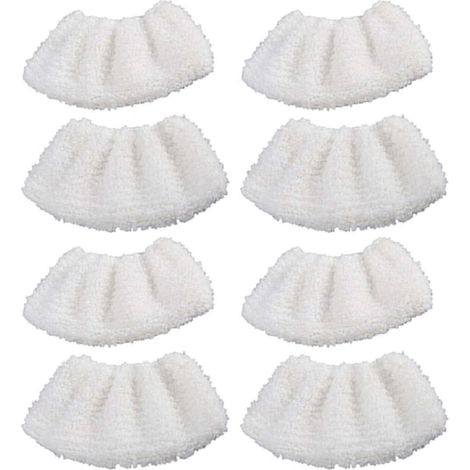 GEZICHTA Ensemble de 8 housses de poignée et de buse en microfibre compatibles avec les nettoyeurs vapeur Karcher EasyFix SC 1, SC 2, SC 3, SC 4 et SC 5 (1/5)