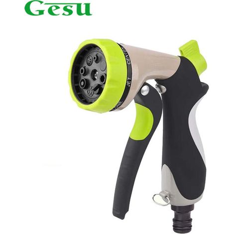 Premium 8-Function Spray Gun For all standard garden hose systems Garden shower Spray gun with locking function