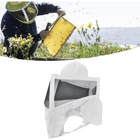 Cappello da apicoltore traspirante con tesa bianca - Design compatto per escursionismo e caccia (1/5)