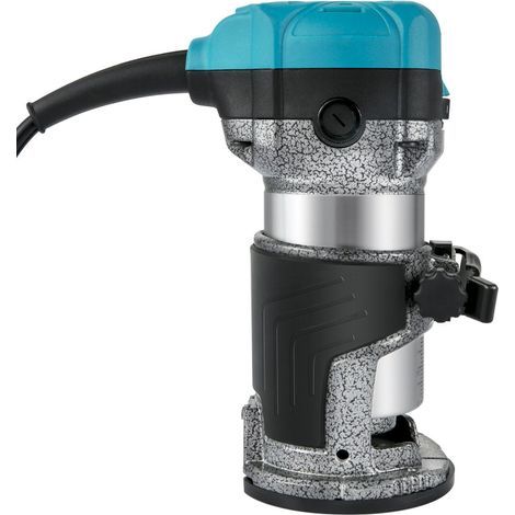 Défonceuse à Main Électrique 800 W Affleureuse à Bois, 10000-30000 tr/min Kit de Routeur Compact, Outil Menuiserie de Routeur avec Base Fixe Mèches 6 mm+8 mm pour Rainurage Sculpture du Bois (1/5)