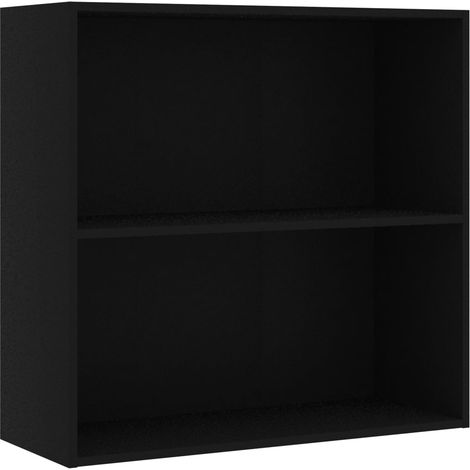 Maison Exclusive - Libreria Nera 80x30x76,5 cm in Legno Multistrato