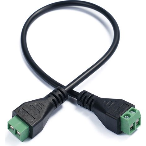 New 2P to 2P solderless connection plug made of pure copper for data transmission, extending the data transmission range of computers and TVs. (1/5)