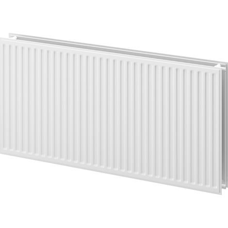 Mexen CH20 Hygiene Heizkörper flach 600 x 400 mm, seitliche Anschlüsse, 440 W, weiß - W420H-060-040-00 (1/5)