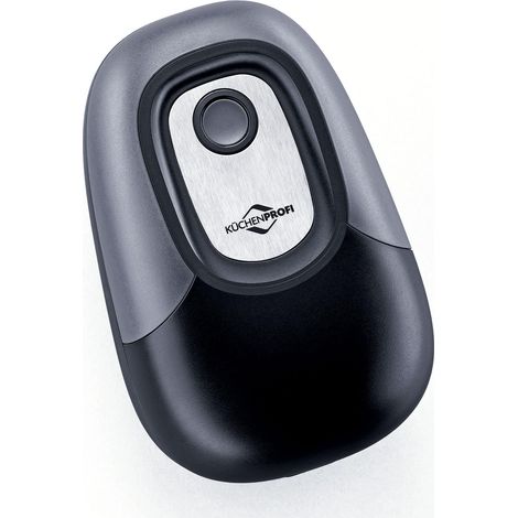 Ouvre-boîte automatique Easy - Roulement libre - Pas de risque d'affûtage - Piles et manuel d'utilisation inclus - Plastique - Aimant de fixation du couvercle (1/5)