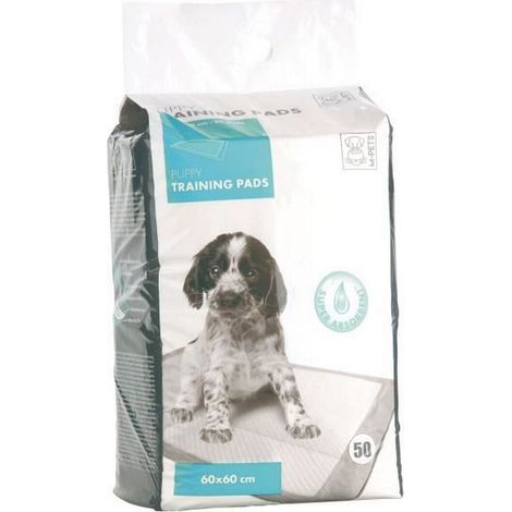 MPETS Tapis educateur PUPPY TRAINING PADS - Pour chiot - 50pcs - Blanc (1/2)