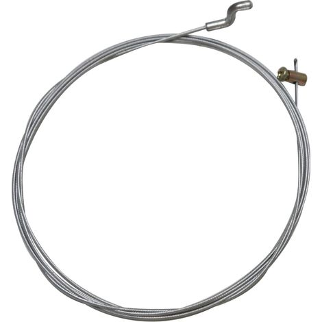 Câble d'accélérateur de tondeuse, câble à gaz flexible avec embout en Z et collier en Z pour tondeuse, débroussailleuse, motobineuse, jardin (1 câble) (1/5)