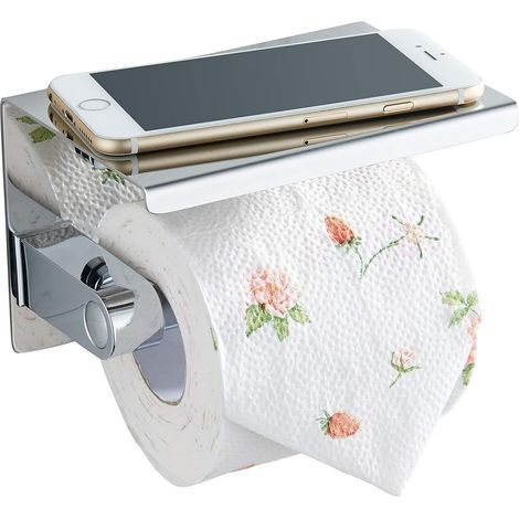 Portarrollos de papel higiénico de pared, para decoración de hoteles. Portarrollos de papel higiénico de pared, fabricado en acero inoxidable 304 cromado pulido para decoración de hoteles. (1/4)