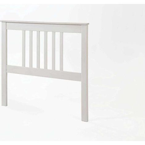 Cabecero Tabac Pino Macizo en acabado blanco translucido 100 cm (alto)102 cm (ancho) 2 cm (fondo) (1/2)