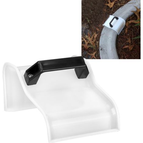 Truelle à bordures en béton avec manche pour la réalisation de bordures de jardin, outil de modelage et de finition pour aménagements paysagers. (1/5)