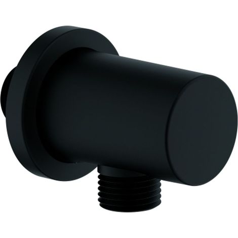 GROHE Raccordo a muro Rainshower 22118 rosetta rotonda phantom black, 22118KF0