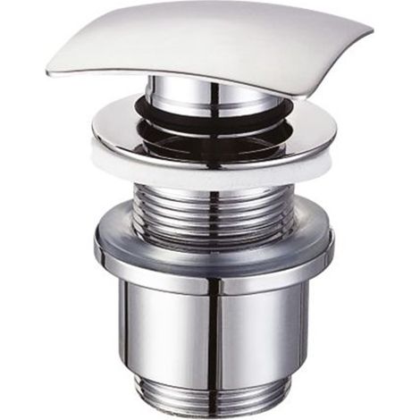 Piletta click clack quadrata bassa senza troppo pieno 1"1/4  Tecom