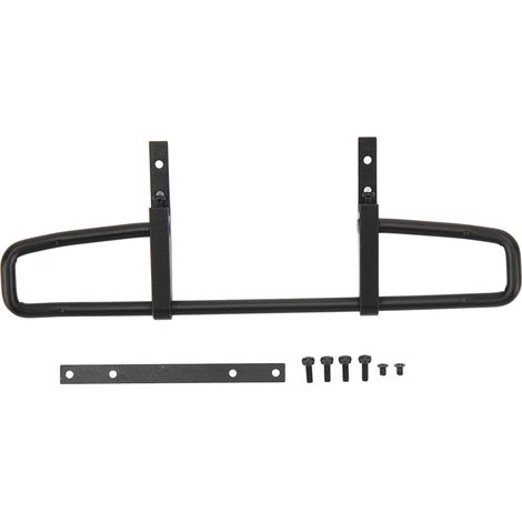 Paraurti anteriore in metallo e lega di alluminio per auto radiocomandata Unimog P06 (nero) (1/5)