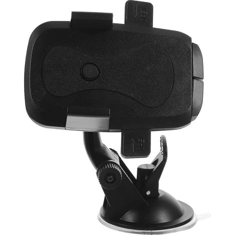 Support de téléphone de voiture avec fixation pour pare-brise et tableau de bord, support universel pour smartphone et GPS (noir)-Black