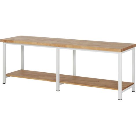 Établi Rau modèle 8000 avec tablette LxPxH 2500x900x840mm