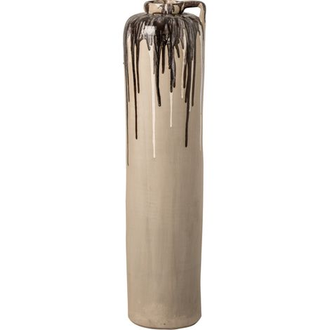 Vase Haut en Céramique "Canyon" 83cm Beige (1/2)