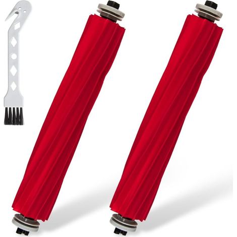 Set mit 3 Originalzubehörteilen, abnehmbare Hauptbürste aus Gummi, Ersatzteile für die Bürste, kompatibel mit Roborock S7/S7 MaxV/S7 Maxv Ultra/S7 Max/S7 Pro Ultra/QV 35A/Q Revo/P10/P10S