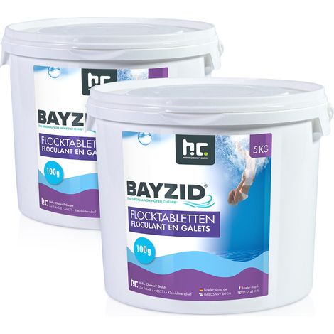 10 kg Bayzid® Floculant en galets (100g) (2 x 5 kg)