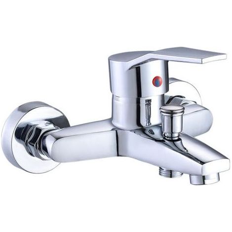 FENOPLASTICAMitigeur de douche à commutation pour baignoire, mitigeur de douche, robinet de baignoire avec douche, eau chaude et froide, mitigeur de douche en cuivre, mitigeur de douche pour baignoire (1/4)