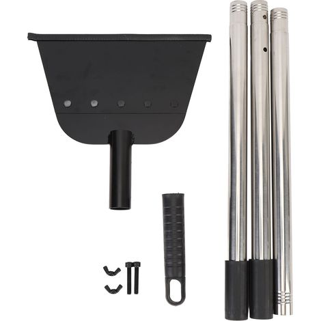 Pelle à neige plate multifonctionnelle en acier, allée métallique, grattoir à glace de sol robuste, pelle à herbe de jardin pour creuser (1/5)