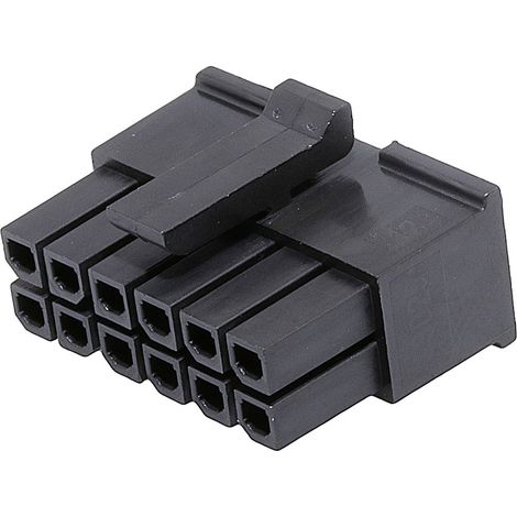 Molex Buchsengehäuse-Kabel  Polzahl Gesamt 12 Rastermaß: 3 mm 430251208 1 St. Bag