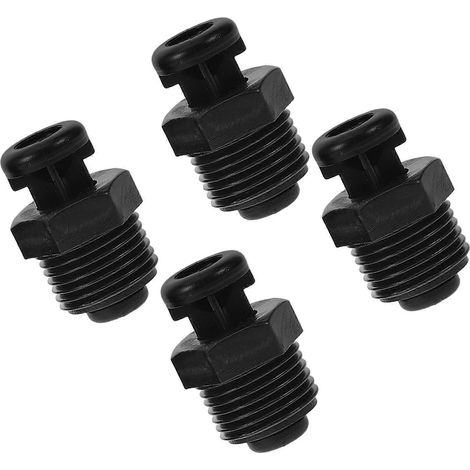 Valve de purge d'air pour l'irrigation agricole et le jardinage, kit de 8 pièces en plastique noir (1/5)