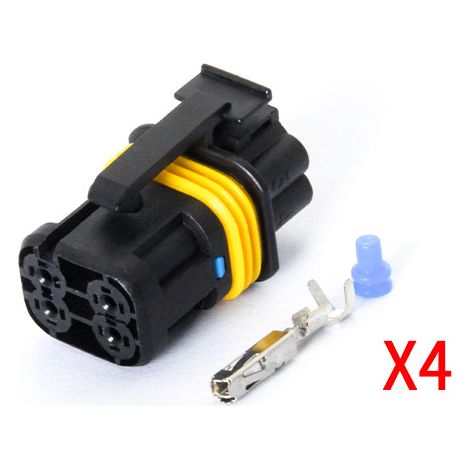 Connecteur automobile domestique, connecteur à 4 broches DJ7048A-1.5-11/21 (1/4)