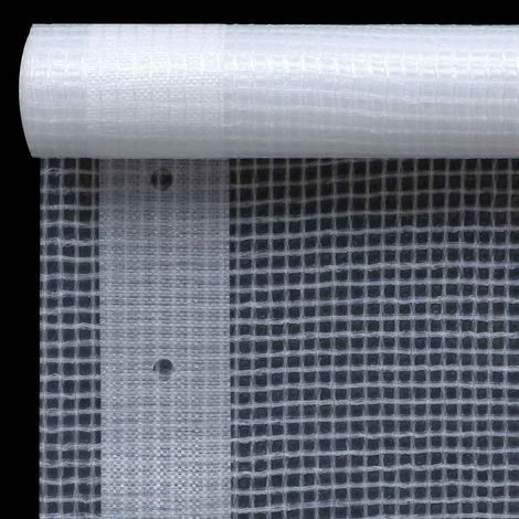 Maison Exclusive - Bâches Leno 2 pcs 260 g/m² 2x3 m Blanc (1/5)
